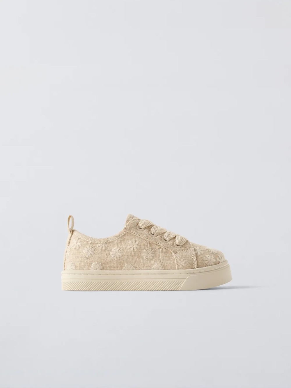 Zara Floral Cotton Sneakers